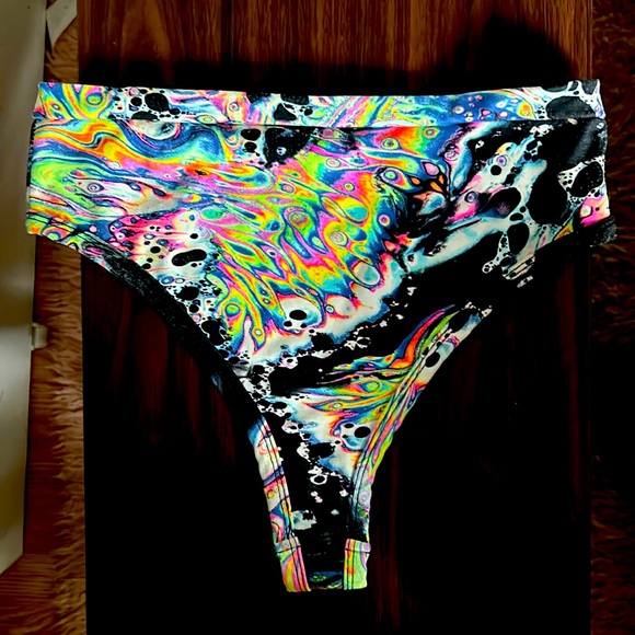 iHeartRaves Other - I Heart Raves Liquid Acid Thong Bottoms